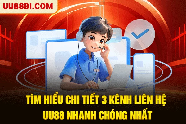 Tìm hiểu chi tiết 3 kênh liên hệ UU88 nhanh chóng nhất